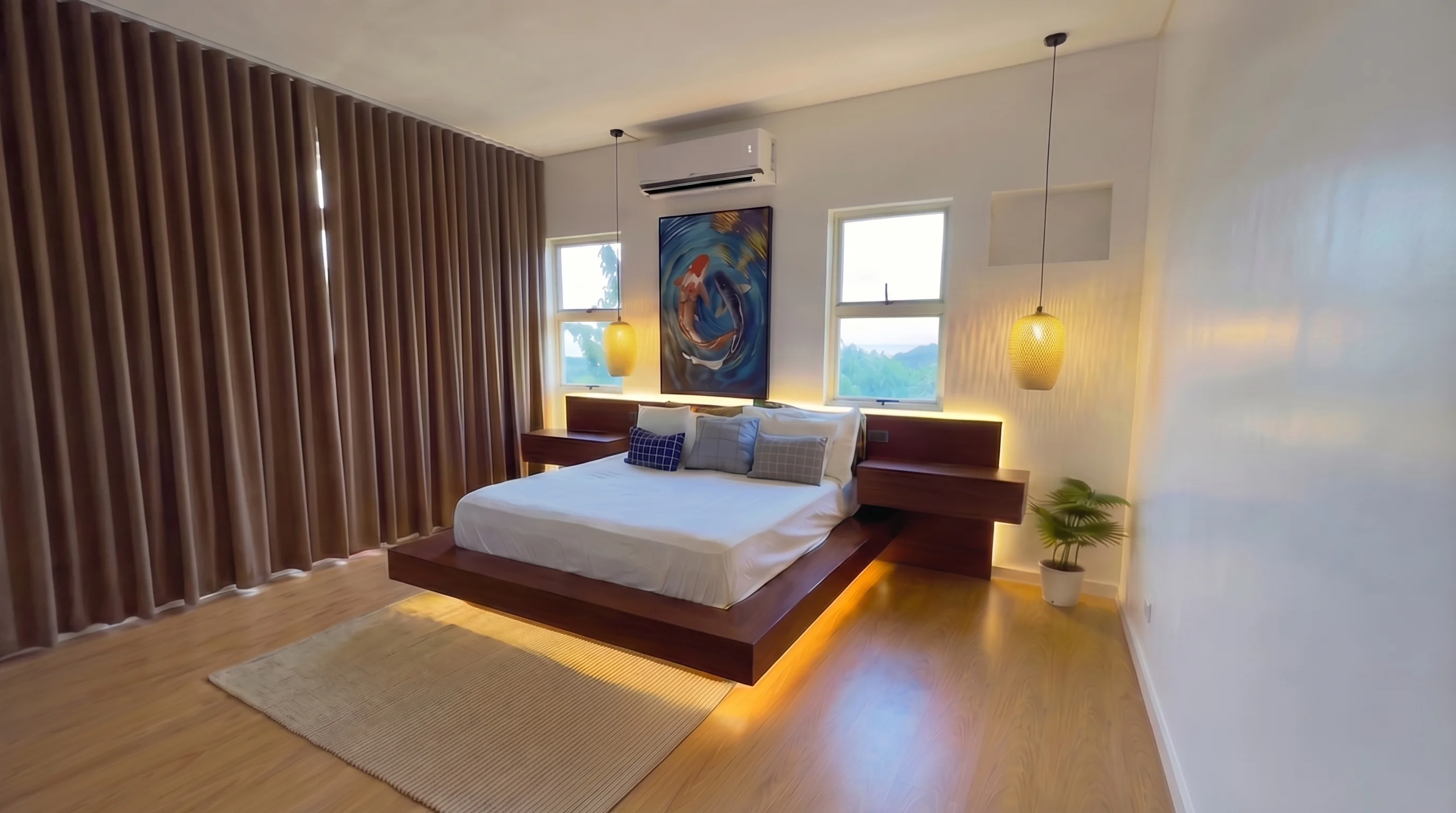 Bedrooms — after renovation